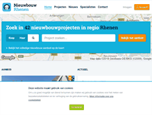 Tablet Screenshot of nieuwbouw-rhenen.nl